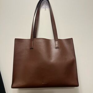 Minilet Brown Leather Tote Bag
